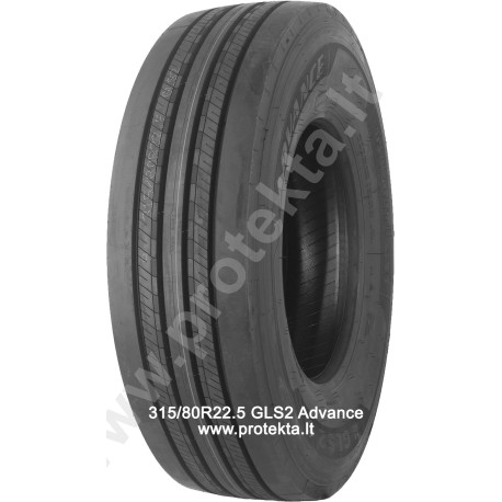 Tyre 315/80R22.5 GLS2 Advance 20PR 158/150L TL M+S 3PMSF