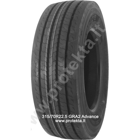 Tyre 315/70R22.5 GRA2 Advance 20PR 156/150L TL M+S 3PMSF
