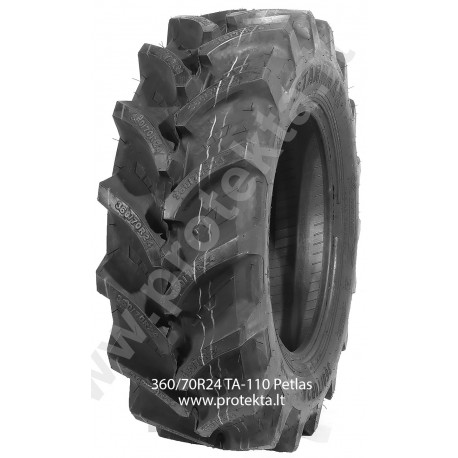 Tyre 360/70R24 TA110 Petlas 122A8/119B TL