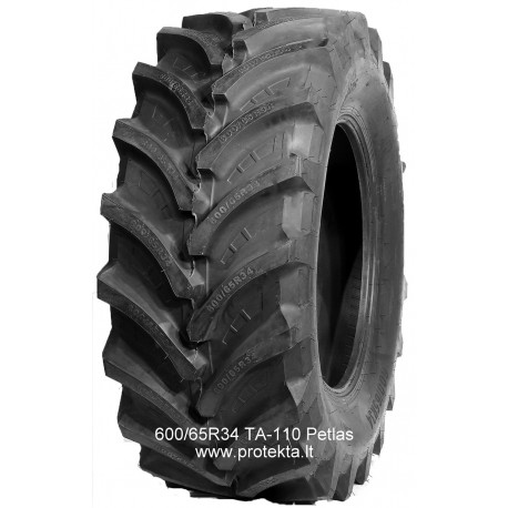 Tyre 600/65R34 TA110 Petlas 151D/154A8 TL