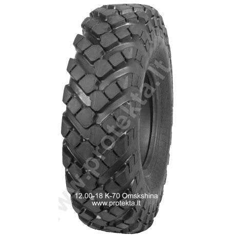 Tyre 12.00-18 (320-457) K70 Omskshina 8PR 129J TTF