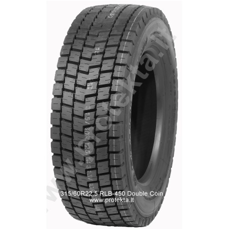Tyre 315/60R22.5 RLB450 Double Coin 16PR 152/148L TL M+S 3PMSF