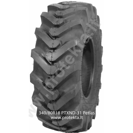Tyre 340/80R18 (12.5/80R18) PTX ND31 Petlas 143A8/143B TL