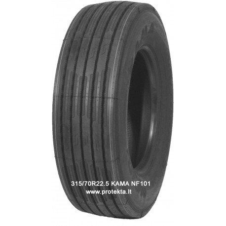 Tyre 315/70R22.5 NF-101 Kama CMK 154/150L
