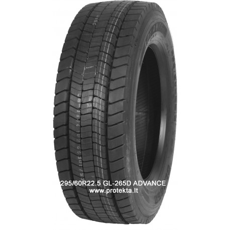 Tyre 295/60R22.5 GL265D Advance 18PR  TL M+S