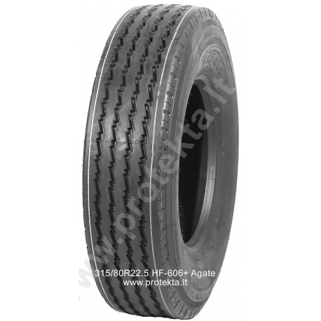 Tyre 315/80R22.5 HF-606 AGATE 20PR 156/152L TL M+S (pr.)
