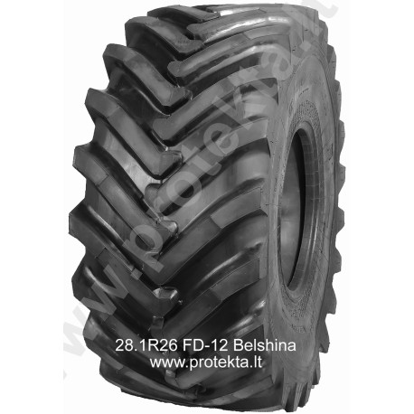Tyre 28.1R26 (720R665) FD12 Belshina 12PR 158A8 TT