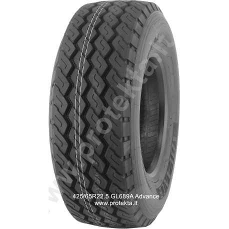 Padanga 425/65R22.5 20PR GL689A TL Advance 165K TL M+S