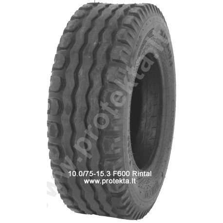 Tyre 10.0/75-15.3 F600 Rintal 12PR TL