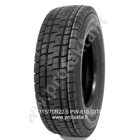 Tyre 315/70R22.5 PW610 Primewell 18PR 154/151M TL M+S (Nd)