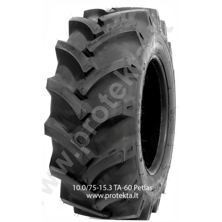 Tyre 10.0/75-15.3 TA60 Petlas 12PR 114A6 TT (+tube)