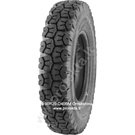 Tyre 9.00R20 O40BM Omsk14PR 140/137K TTF M+S