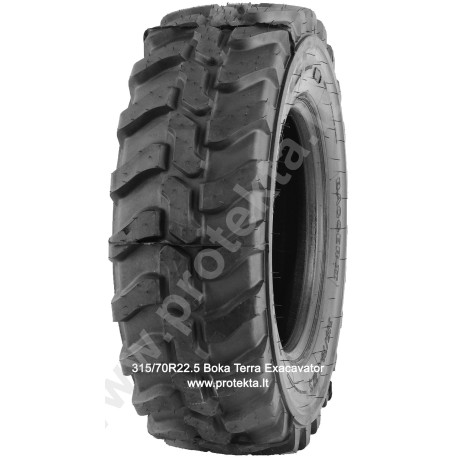 Tyre 315/70R22.5 Boka Terra Excavator 152A7 TL