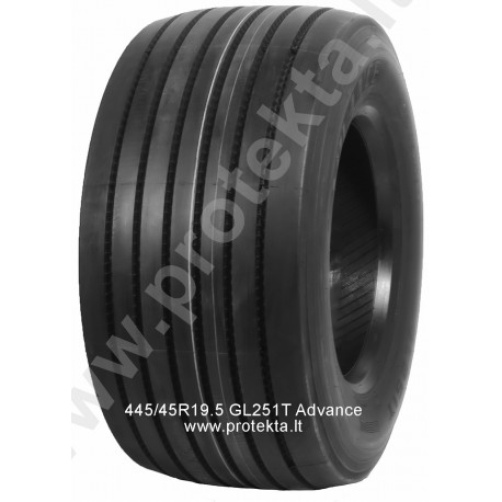 Tyre 445/45R19.5 GL251T Advance 22PR 160J TL M+S 3PMSF (tr.)