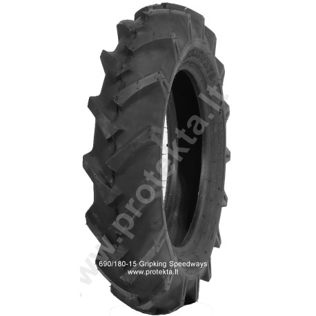 Padanga 690/180-15 Gripkinkg R1 Speedways 6PR 101A6 TT (su kam.)