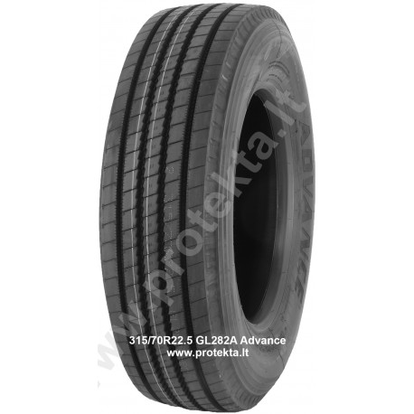 Tyre 315/70R22.5 GL282A Advance 20PR 156/150L TL M+S 3PMSF