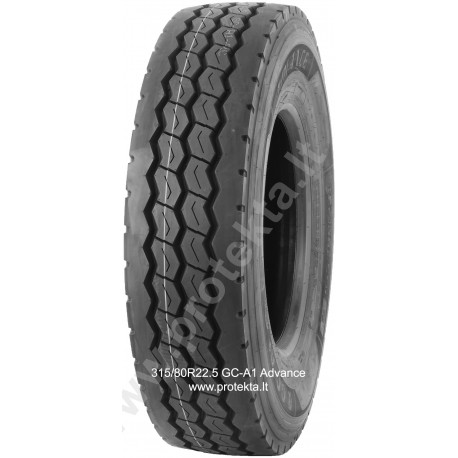 Tyre 315/80R22.5 GCA1 Advance 20PR 156/150KTL M+S 3PMSF