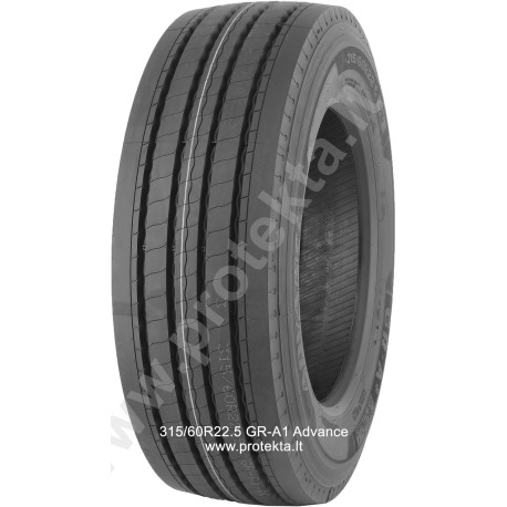 Tyre 315/60R22.5 GRA1 Advance 20PR 154/150L TL M+S 3PMSF