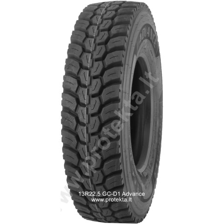 Tyre 13R22.5 GCD1 Advance 20PR 156/150K TL M+S 3PMSF