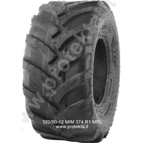 Padanga 320/60-12 MIM 374 R1 MRL 12PR 136A6/132A8 2.0t.40km/h_ TL (egl.)