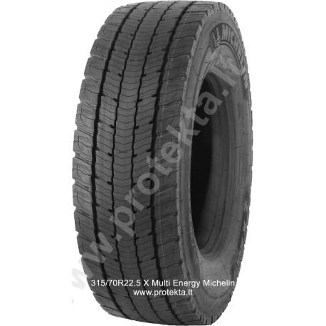 Tyre 315/70R22.5 X Multi Energy Michelin 154/150L TL M+S 3PMSF (gal.)