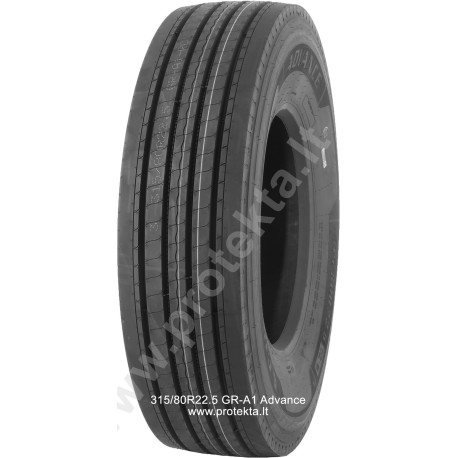 Tyre 315/80R22.5 GRA1 Advance 20PR 156/150L TL M+S 3PMSF
