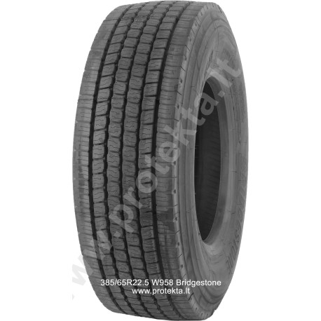 Padanga 385/65R22.5 W958 Bridgestone 160K/158L TL M+S 3PMSF (pr.)