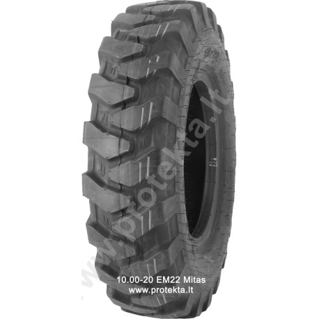 Tyre 10.00-20 EM22 Mitas 16PR 146B TT (ind.egl.) (tyre only)