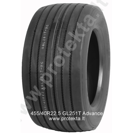 Tyre 455/40R22.5 GL251T Samson 20PR 160J TL M+S 3PMSF
