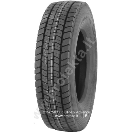 Tyre 215/75R17.5 GRD2 Advance 12PR 126/124M TL M+S 3PMSF