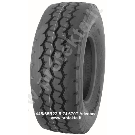 Tyre 445/65R22.5 GL670T Advance 20PR 169K TL M+S 3PMSF