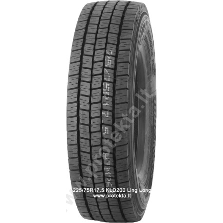 Tyre 225/75R17.5 KLD200 Ling Long 129/127M TL M+S 3PMSF