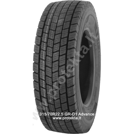 Tyre 315/70R22.5 GRD1 Advance 18PR 154/150L TL M+S 3PMSF