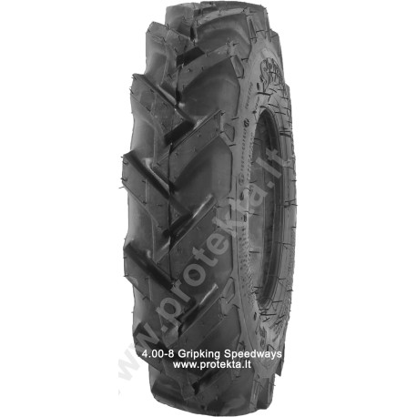 Tyre 4.00-8 Gripking Speedways 4PR 46A8 TT (+tube)