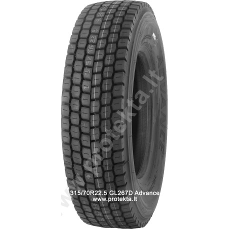 Tyre 315/70R22.5 GL267D Advance 18PR 152/148L TL M+S