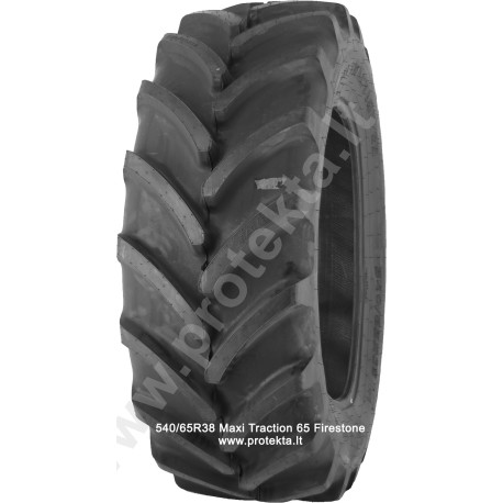 Tyre 540/65R38 Maxi Traction 65 Firestone 147D/144E TL (egl.