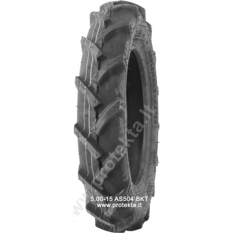 Tyre 5.00-15 AS504 BKT 6PR 75A8/88A8 TT