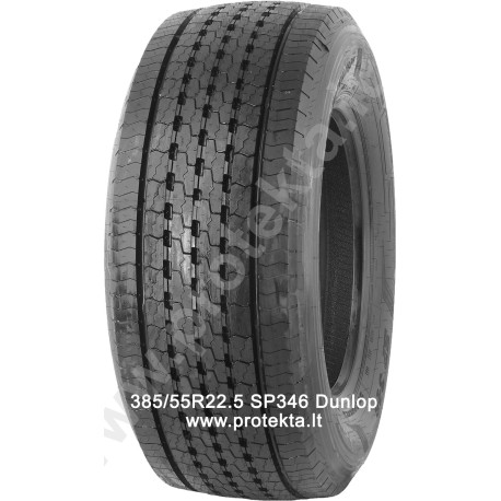 Tire 385/55R22.5 SP346 Dunlop 20PR 160K M+S 3PMSF TL