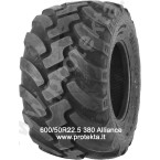 Padanga 600/50R22.5 380 Alliance 159D TL