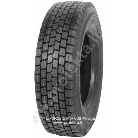 Padanga 315/70R22.5 MG638 Mirage 20PR 154/150 TL M+S 3PMSF