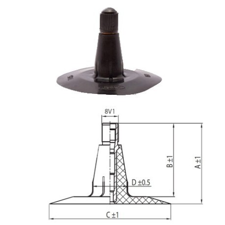 Kamera 4.00/4.50-15 (4.00-15, 4.50-15) TR15 Kabat