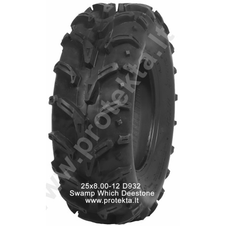 Padanga 25X10.00-12 6PR D932 Swamp Which Deestone TL