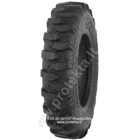 Tyre 8.25-20 Excavator Roadguider 14PR 136A6 TTF (+tube+flap)