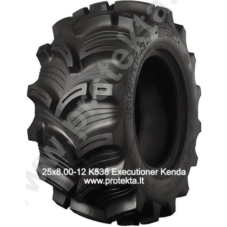 Tyre 25x8.00-12 K538 Executioner Kenda 43L TL