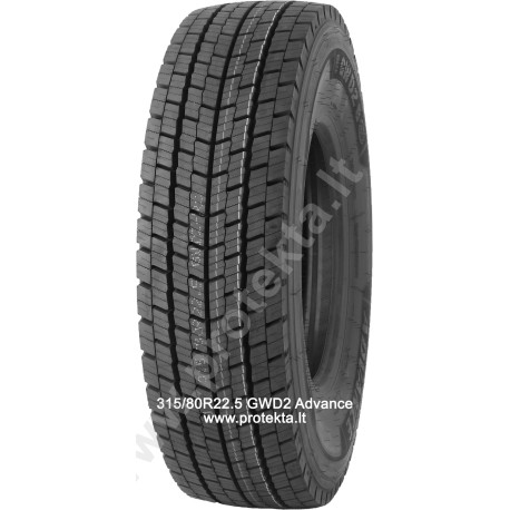 Padanga 315/80R22.5 GWD2 20PR 156/150L TL