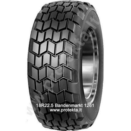 Tyre 18R22.5 (450R22.5)  Bandenmark Mod.1261 170A8/167F TL