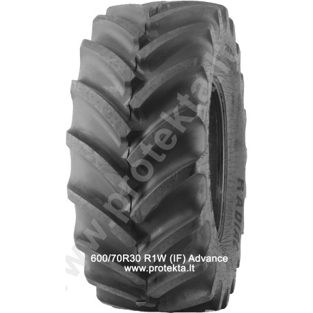 Tyre 600/70R30 R-1W Advance 159D 4.375t/65km/h_2.4atm.TL (egl.)