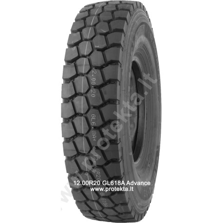 Padanga 12.00R20 GL618A Advance 22PR 158/155G TTF (su kam. ir jst.)
