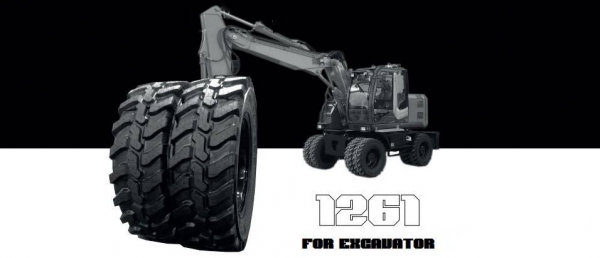 New tyre model 1261 for excavator